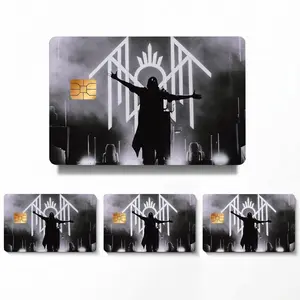 Sleep Token Card Sticker, The Summoning Gothic Bubble-Free Protective Skin for All Cards, Gift for Worship Fans