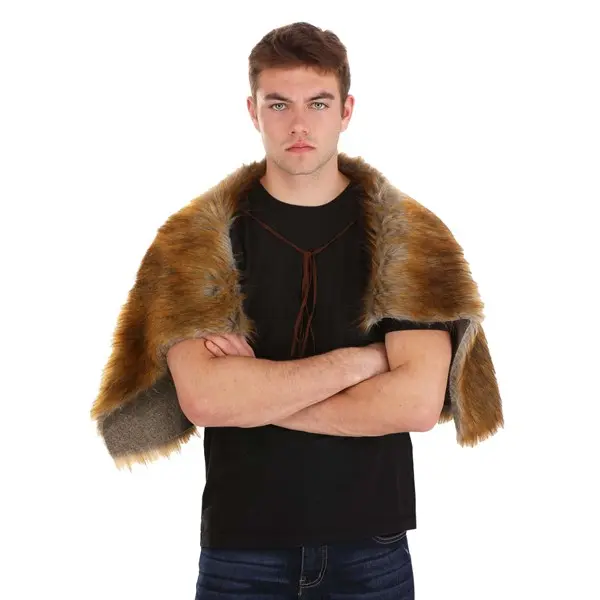 Vikings Adult Ragnar Lothbrok Wolf Pelt Cloak