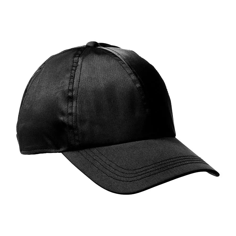 RED by KISS All Over Silky Satin Baseball Cap - Black