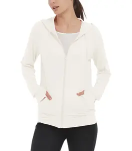 Thin Summer Jackets For Women Womens' Lightweight Zip Up Hoodies Stretch