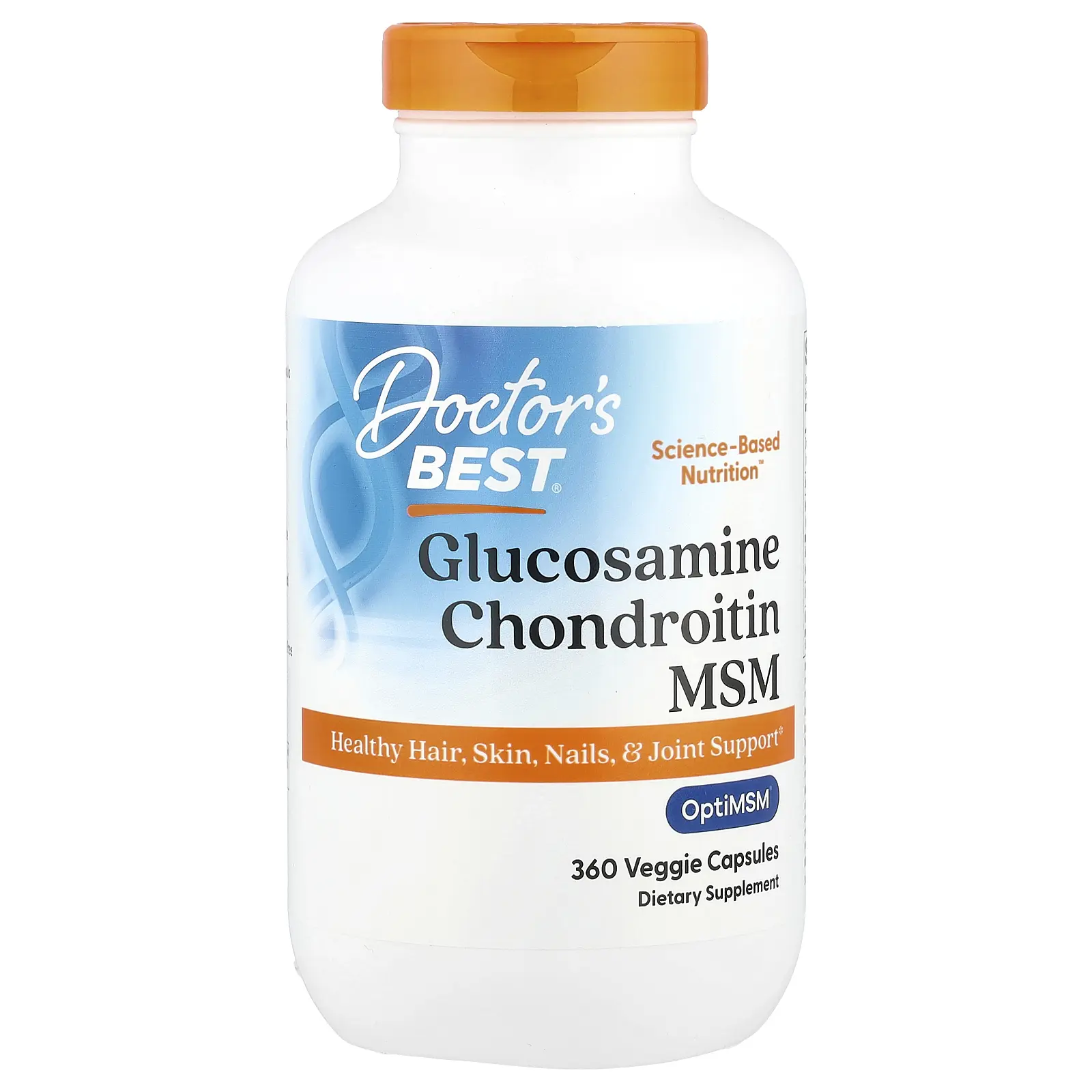 Doctor's Best Glucosamine Chondroitin MSM, 360 Veggie Capsules