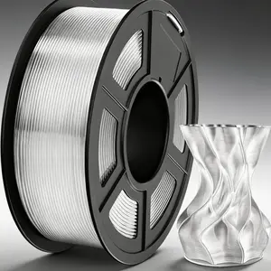 Petg Filament 1.75mm Transparent, High Flexibility ±0.02mm Accuracy, No Clogs and Strings, Suitable for Most Fdm Printers