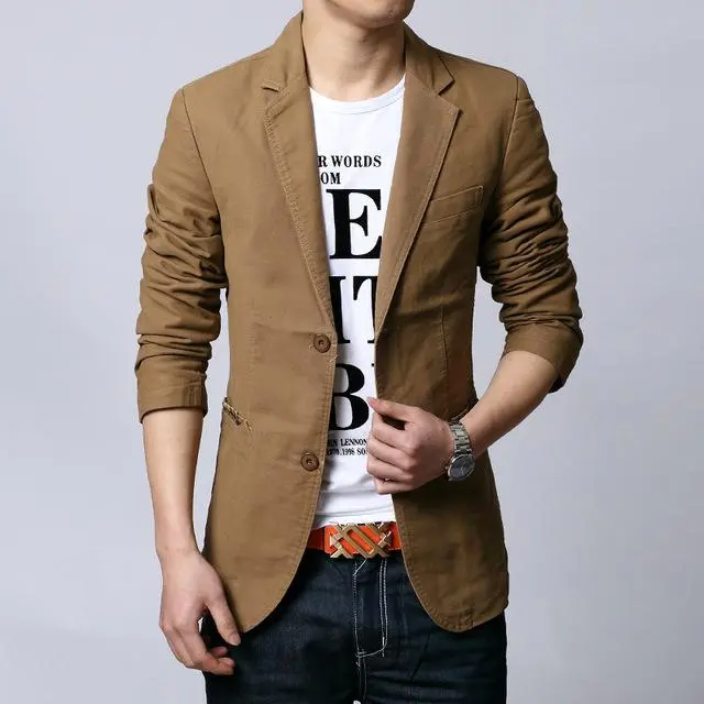Men Blazer Fashion Slim casual blazer for Men Brand Men's suit Designer jacket