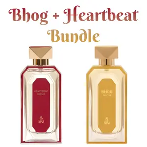Bhog Heartbeat Bundle | Bhog Unisex | Heartbeat Women | 100 ML (3.4 FL OZ) Parfum By Kisa