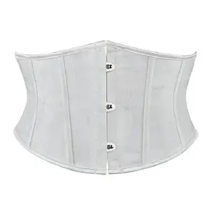 Waist Trainer Corsets Women Sexy Slimming Shaper Belt Short Torso Jacquard Underbust Corset Lace Up Bustiers & Corsets