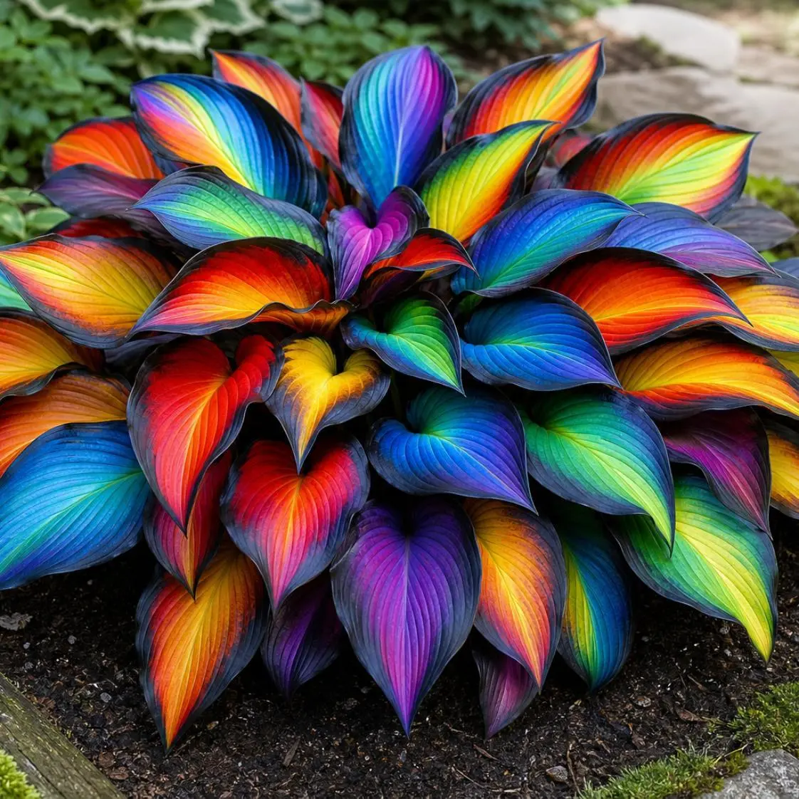 300 Rainbow Hosta Seeds – Colorful Hardy Perennial Mix for Easy Outdoor Planting and Continuous Seasonal Garden Growth