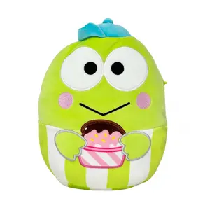 Squishmallows Sanrio Food Truck 8" Keroppi Cupcake Plush Toy