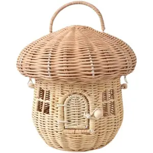 Handwoven Mushroom Basket