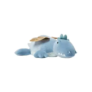 Weighted Plush Kids' Throw Pillow - Add fiercely cute style to your  space with the  Weighted Plush Throw Pillow from. Designed in the shape of a dragon, this blue figural throw pillow comes complete with gold-tone wings for a lovely look.