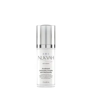NUKVAH Accelerated Luminosity Complex with Niacinamide Serum Brightening for Dark Spots Uneven Tone 1 fl oz Discoloration Evening