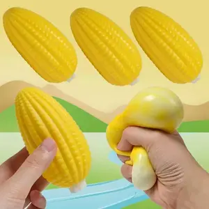Innovative simulation venting stress relief sweet corn kneading toy gift, stress relief tool, QQ bullet, super stress relief