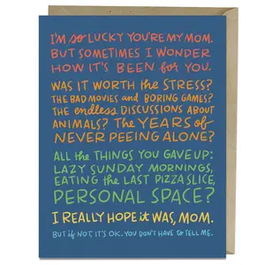 How It’s Been Mother's Day Card