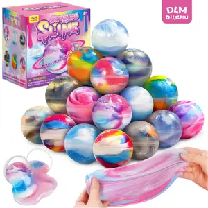 DLMdilemu mochi squishy asmr Prizes for Boys, Girls, and Primary School Students, Handmade DIY Crystal Mud, Stress-Relief Toy, Squishy Toy slime christmas stuffer kid slimemix Valentine's Day Galaxy Slime Cards  gifts  kids stress  ball  asmr Neon