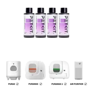 PETKIT Air Purifying Refills for PuraX PuraMax Self-Cleaning Cat Llitter Box, Replaced Odor Removers Refills (4 bottles) for Automatic Cat Litter Box