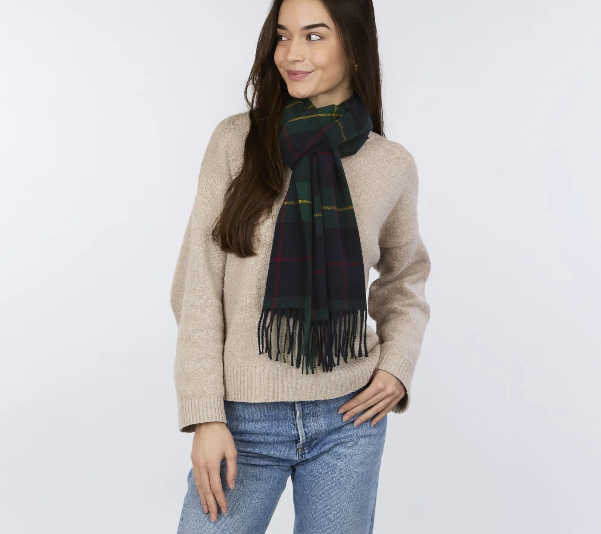 Hadley Wren Winter Plaid Scarf