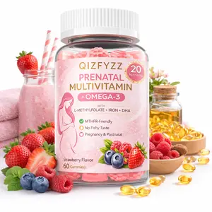 Prenatal Vitamins Gummies for Women – Methylfolate 1mg, Vegan Omega-3 DHA 800mg, Iron, Choline, Iodine, Vitamins D3 B6 B12 – Sugar Free Multivitamin for Before, During & After Pregnancy (60 Count)