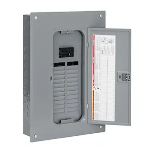212 MAIN QO Series 100A Main Breaker Installed Load Center, Square D QO124M100PC Model, Flush Mount, Neutral Plug (Household Large Appliance Part & Accessory), Home Accessory