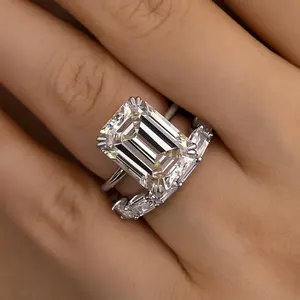 Effinny 10.5ct Wedding Ring Set,5A Cubic Zirconia Promise Ring, Bridal Set Rings,Anniversary Ring for Women Outdoorfun