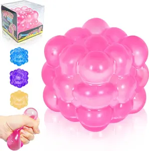 Squishy Stress Cube, High Density Stress Cube Fidget Toys, Slow Rising Sensory Stress Balls for Autism, Kids and Adults, Sugar Squishy Toys for Classroom Prizes, Cube Squishy for Party Favors