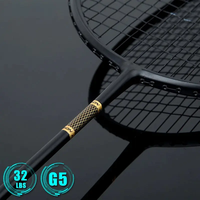ZJ2.0 Pro 4U 85g 100% Carbon Fiber + Titanium Alloy Badminton Racket Ultra-light Sports Equipment Racket Badminton Training