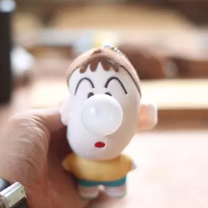 Cute Anime Snot bubble Doll Pendant Plush Toy Funny Design Plush Stuffed Keychain Couple Bag Pendant Kids Girl Boy Birthday Gift