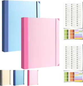 Multi-Pocket Expandable File Organizer Binder - Document Organizer Folio, Paper Folders with Pockets, Portable Sorting File Storage for Household Important Papers, Banknotes, Legal Documents