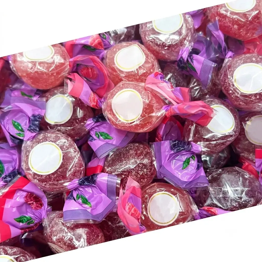 Italian Berry Jelly Candy 1 lb Bag Dye Free Vegan Fruit Jelly Candy Soft Chewy Gourmet Pectin Candy Strawberry Raspberry Blackberry & Blueberry Flavors Naturally Flavored Assorted Italian Candy