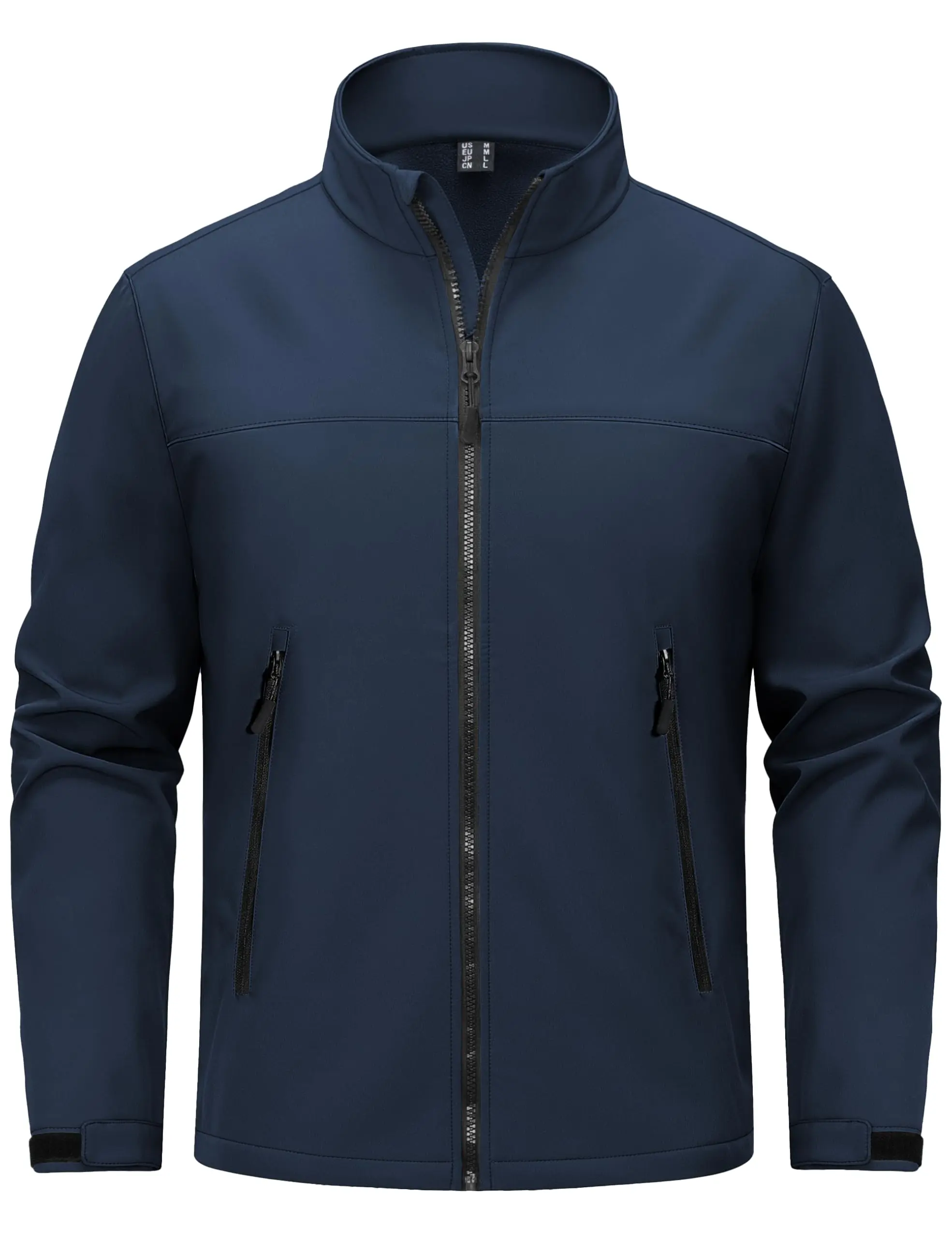 Men's Lightweight Softshell Jacket,Waterproof Windbreaker Coat | Breathable warm fleece|Multiple pockets|For tactical travel hiking skiing camping