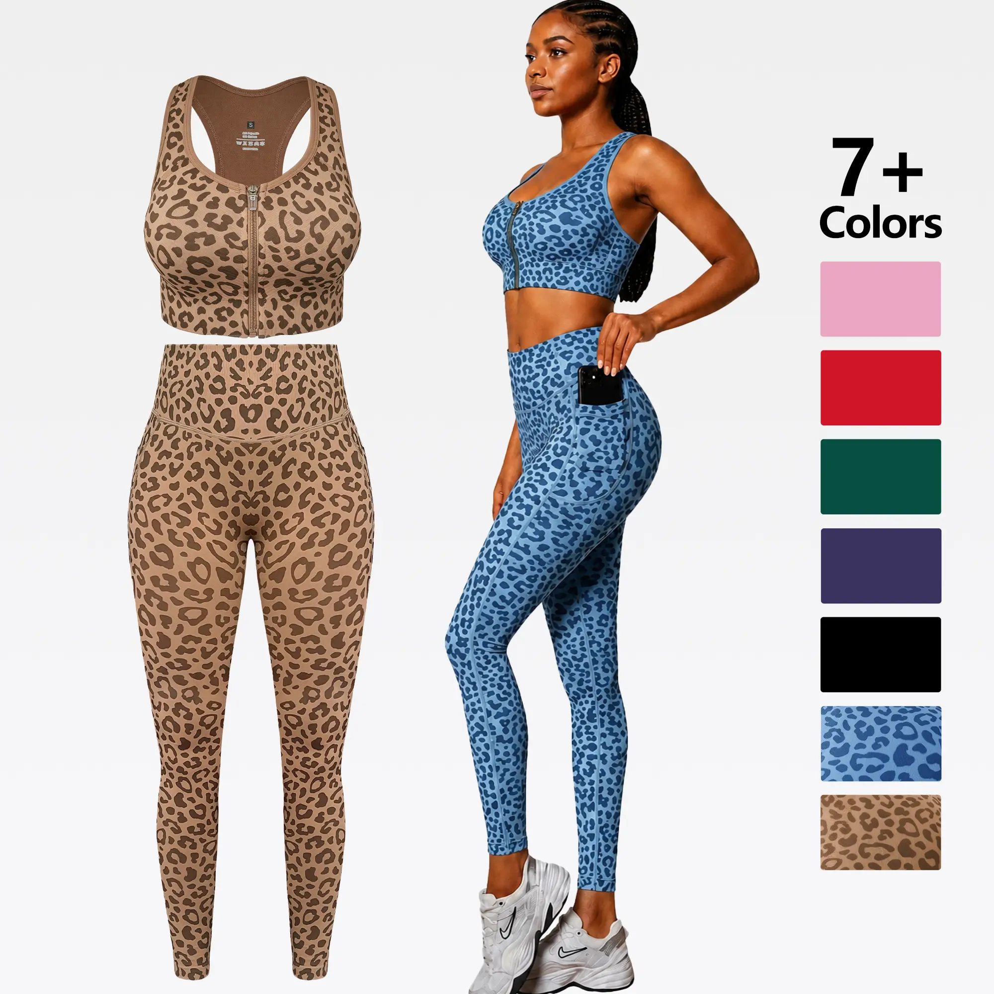 【Discount for live stream】High Waist Yoga Pants Women V-shape Back Side Pocket  Stretch Sweat-wicking Anti-slip Athletic Leggings Squat Proof pants,travel essentials,camping essentials XSL26048 tiktokshopbacktoschool