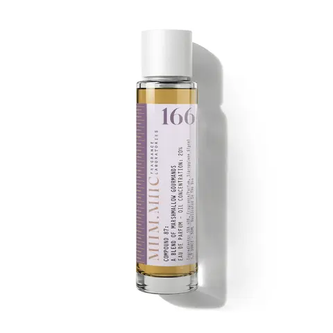 No 166 Unisex 50ml Cruelty-Free Gourmand Eau De Parfum Bottle - Alcohol-Containing Creamy Gourmand Fragrance with Candy, Coconut, Amber Vanilla Floral Mix, Warm Tonka Finish & Soft Musk Linger
