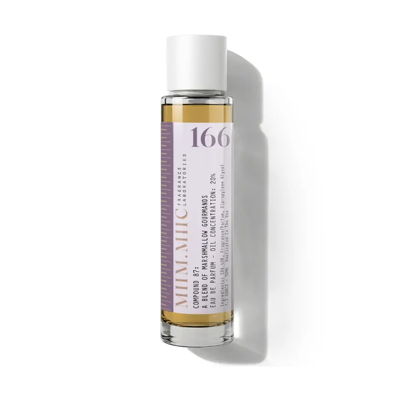 No 166 Unisex 50ml Cruelty-Free Gourmand Eau De Parfum Bottle - Alcohol-Containing Creamy Gourmand Fragrance with Candy, Coconut, Amber Vanilla Floral Mix, Warm Tonka Finish & Soft Musk Linger