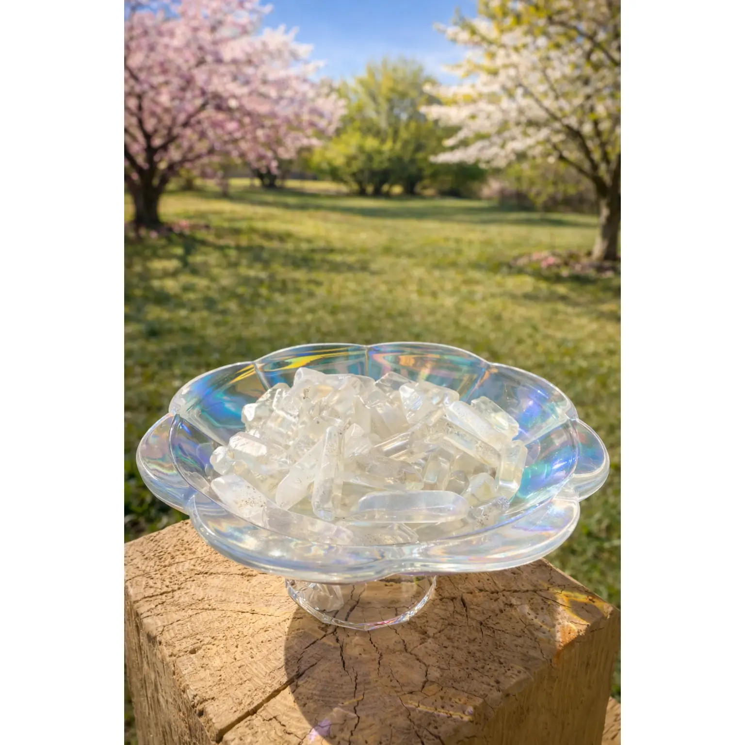 Angel Aura Clear Quartz Points