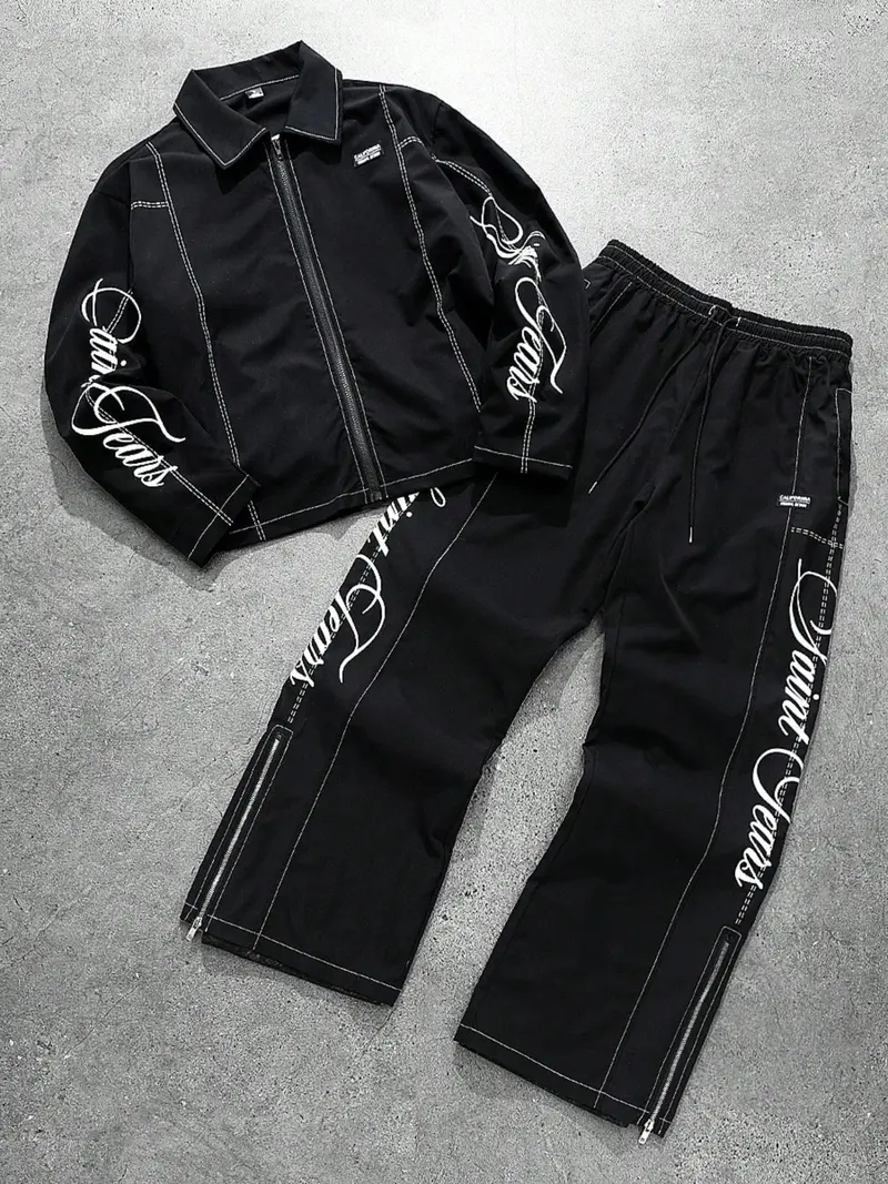 Jaded londonBlack vapor tracksuit bottoms - TikTok Shop