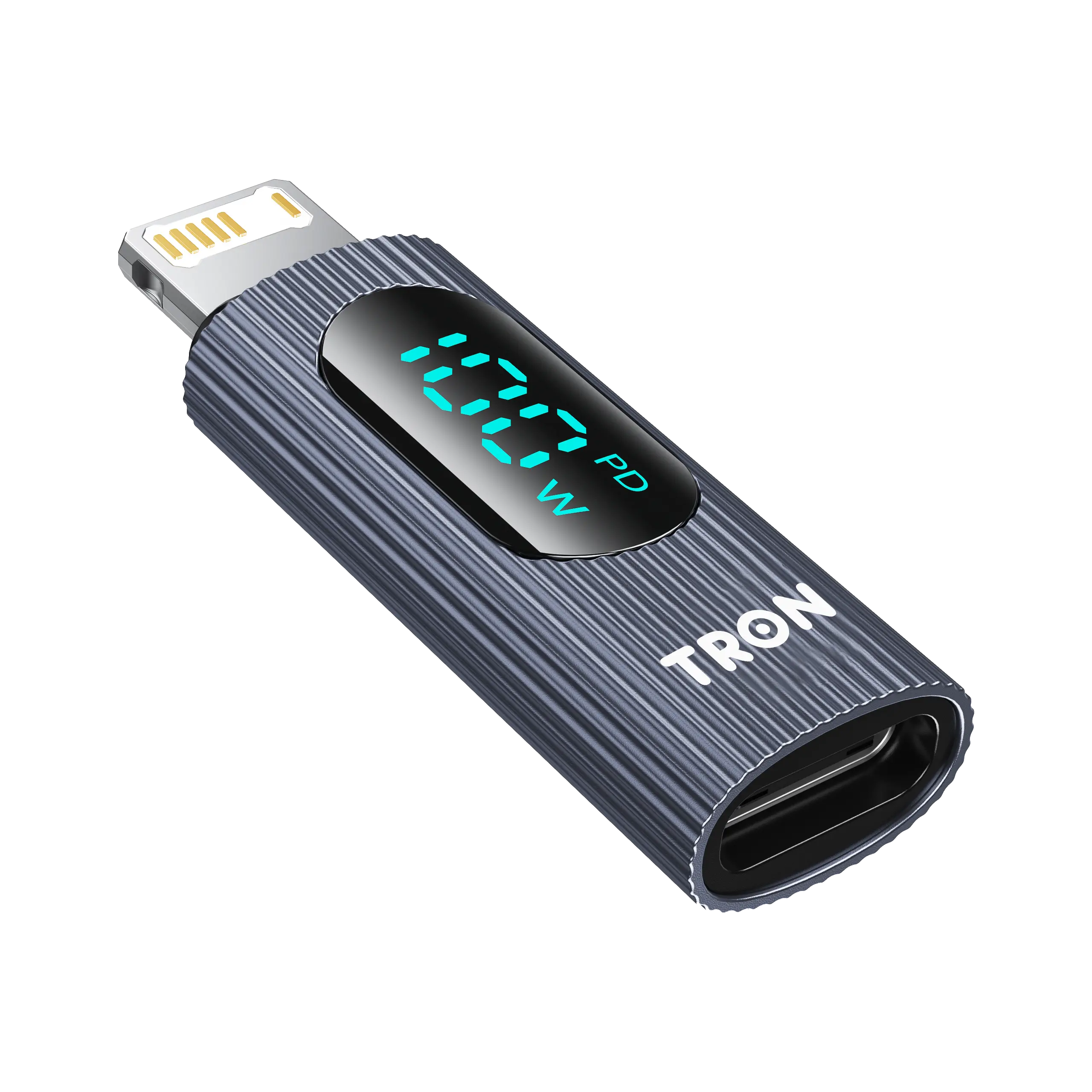 Lightning to USB-C Adapter | Charging + Sync | Aluminum