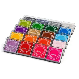 Craft Ink Pad  Partner DIY Color,20 Colors Rainbow Finger Ink pad for  (Pack of 20)