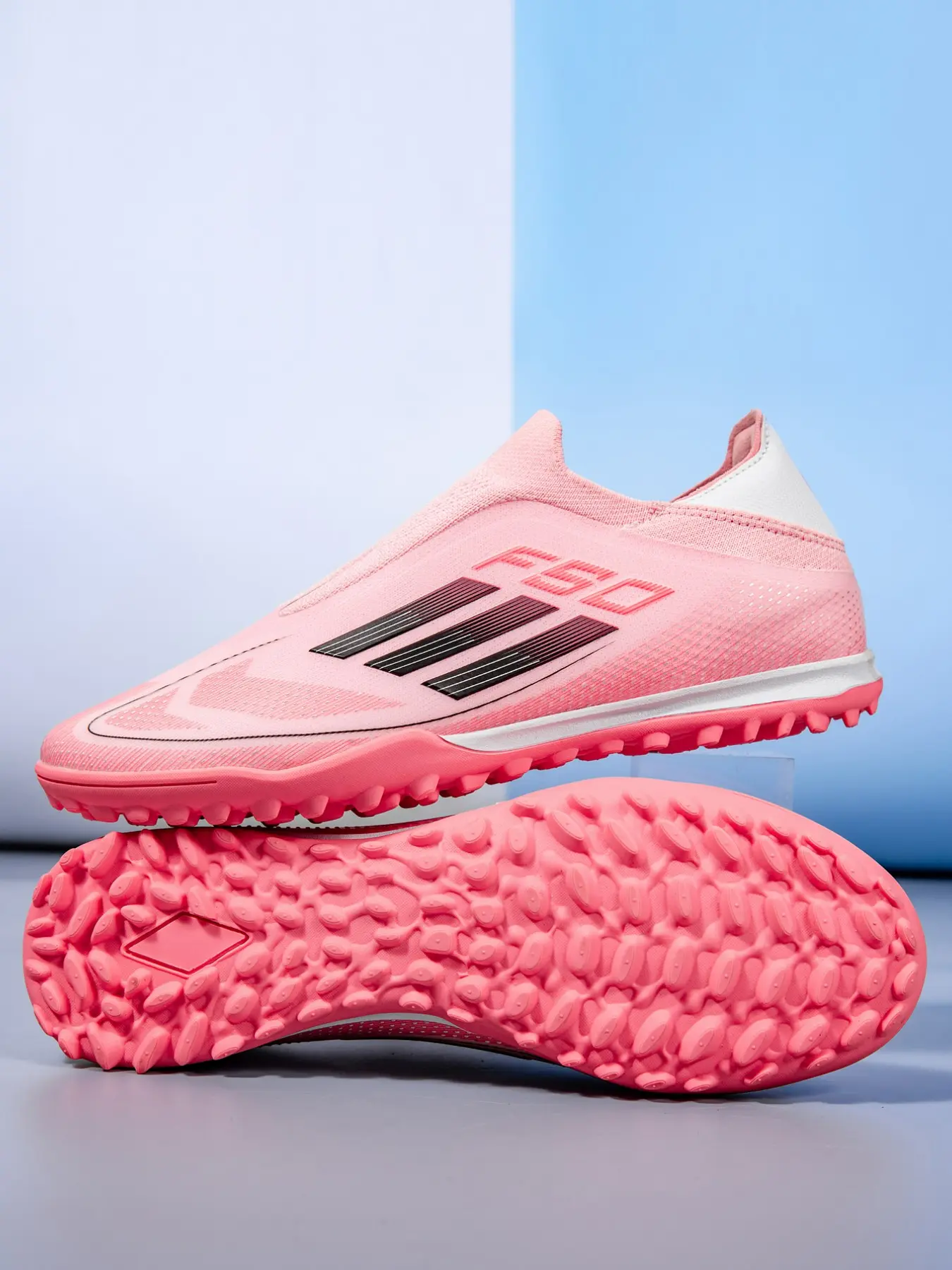 Men's High-End Seamless Football Shoes, Anti-Slip Durable Outdoor Lawn Soccer Shoes, Super Grip and Support, Fashionable and Stylish, Sports Shoes, Soccer Cleats, Football Field Boots