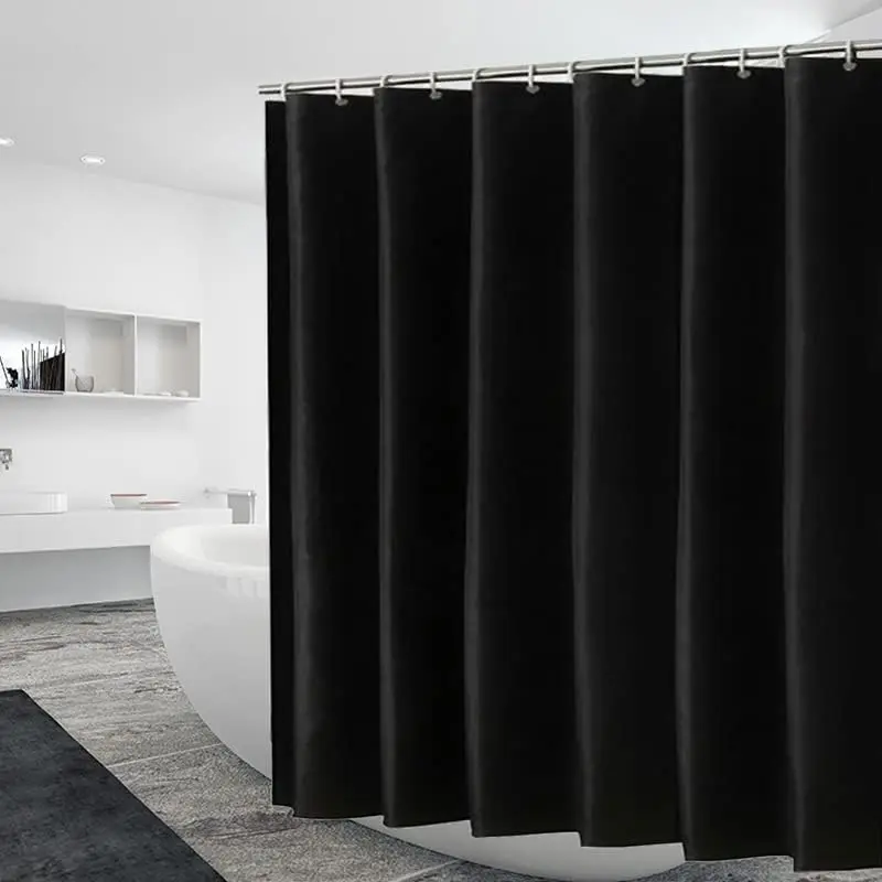PEVA Material Synthetic Shower Curtain Liner, 72x72 in, Modern Metal Grommets for Standard Hooks, 4G Lightweight Durable Leakproof Liner, Bathroom Accessory with 3 Heavy-Duty Weights for Fabric Protection, Plastic
