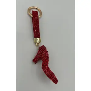 Key Chain Bag Charm Red Shoe
