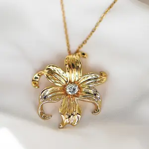 24K GOLD SAMPAGUITA FLOWER NECKLACE | 24K Gold Filled - Healing, Strength, Positivity