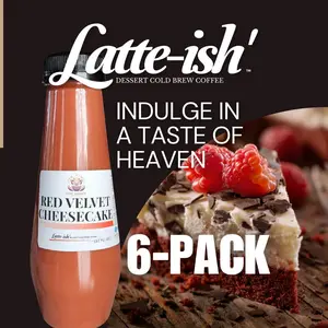 Latte-ish Red Velvet Cheesecake Cold Brew Coffee - 6 Pack (12 fl oz each)