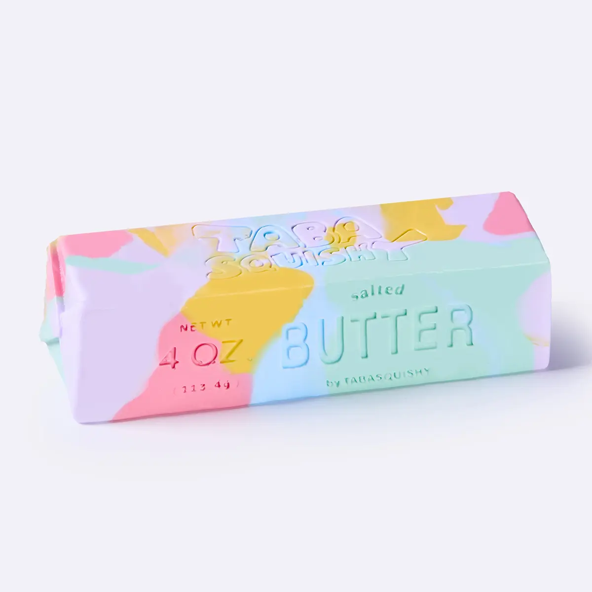 Taba Squishy Rainbow Butter Stick ,relieve anxiety, soft and non-toxic, can be used as decoration for bags or for collection