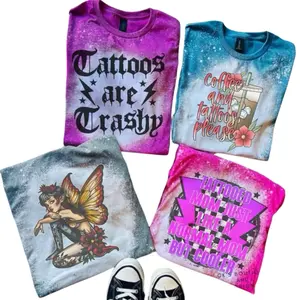 Tattoo Collection Shirt - Shirts For Women - Bleached Shirt - Gildan - Tattoo Mama - Summer Shirts - Tattoos are Trashy Top Love Jersey Mum