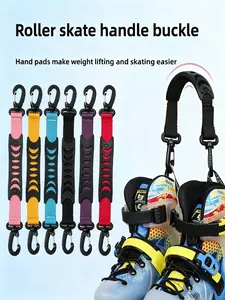 2pcs Random Color High-Strength Hooks for Professional Portable Skateboard Shoe Rack, Inline Skates Latch, Outdoor Ice Skating Accessory, Roller Skate Accessories