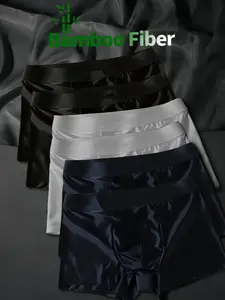 Men's Bamboo Fiber Athletic Underwear 3-6 Pack, Breathable Quick-Dry Fabric Designed for Sports, High Elasticity and Moisture-Wicking, Sports Fitness Underwear