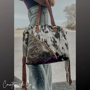 Laramie Cowhide Leather Concealed Carry Handbag