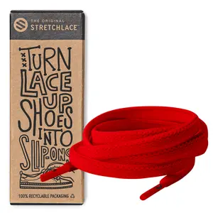 Red Orange Flat Elastic Stretchable Shoe Laces Footwear Comfort Shoelace Parent Bedroom Parent Bedroom