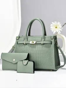 Women's PU Leather Handbag, Durable Large Capacity Design, Perfect for Daily Use, Elegant Multifunctional Fashion Style, High Capacity Handbag