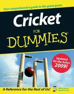 USED-Cricket for Dummies by Julian Knight (Paperback)
