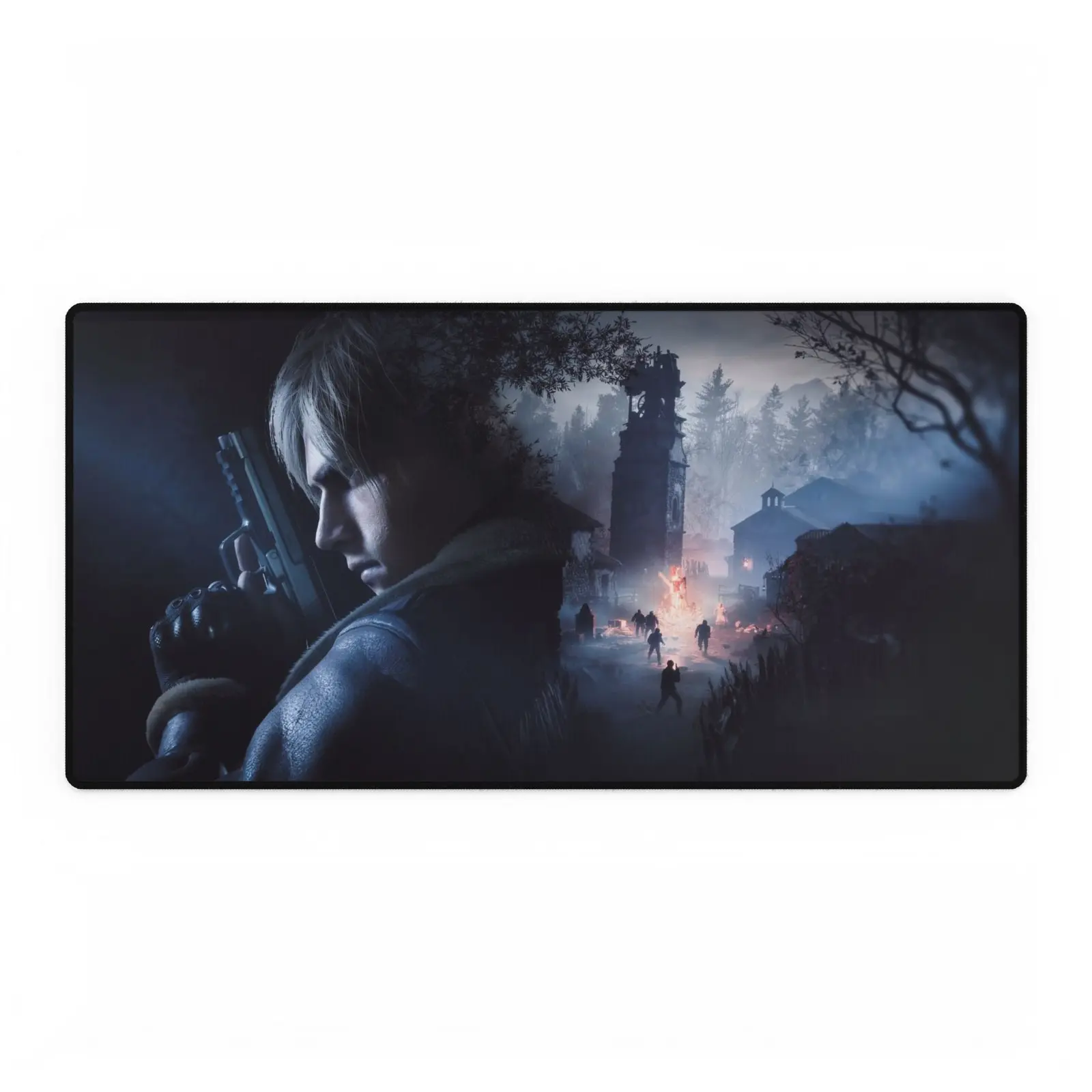 Resident Evil Leon Desk Mat, Mouse Pad,PC Set Up for Gamer