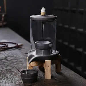 Creative Backflow Burner, 1 Count Desktop Incense Fountain Candlestick without Incense, Home Decor Ornaments for Living Room Bedroom Office, Scent, Aromatherapy Scent Diffuser